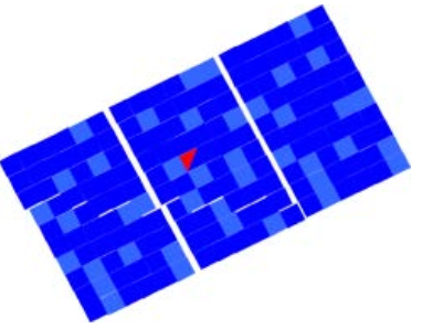 PV thermal imaging - Parts of a cell are warmer than the other parts